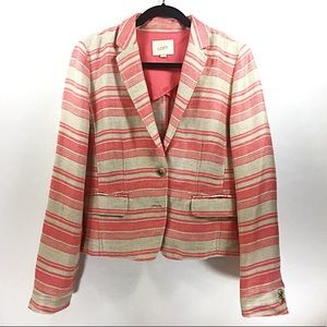 SOLD!!!      💝Super Cute Ann Taylor Loft Striped Blazer💝
